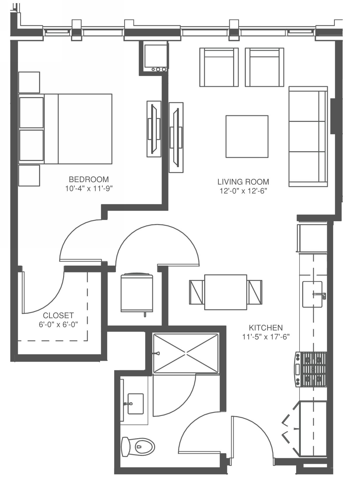 855 W. Madison St Studio-3 Beds Apartment for Rent - Photo Gallery 10